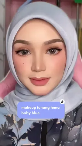 hritu ada yg komen mntk makeup tunang tema baby blue , ok done #grapeseedoilberry #elegantcosmeticshq @okayamalaysia_hq