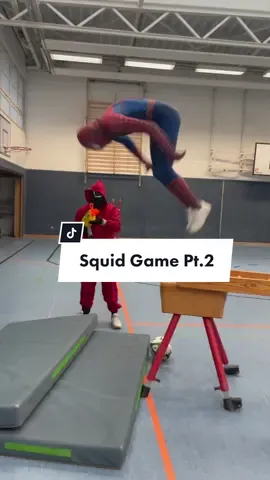 Squid game Floor is lava challange! 😱 #ioanniskipreos #spiderman #fy #fyp #foryou #squidgame #skills