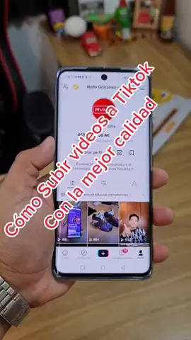 cómo Subir videos a Tiktok con máxima calidad !! #yp #android #rvmx #tecnologia2021