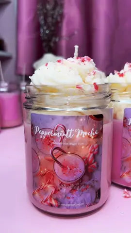 Let’s make “peppermint mocha” launching tomorrow! 🍫🎄✨ #candlebusiness #candletok #SmallBusiness #packingorders #candlemaker #candlemagic #holidaycandles #waxmelt #holiday #holidaycandle #xmas