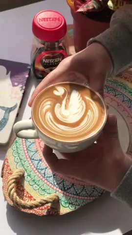 #coffee #latte #swan #latter #morning #latteart #صباح_الخير #goviral #nescafe #نسكافيه #barista #coffeelover #لاتيه_ارت #fyp #barista ##baristalife #dm_worldd #baristaduoha