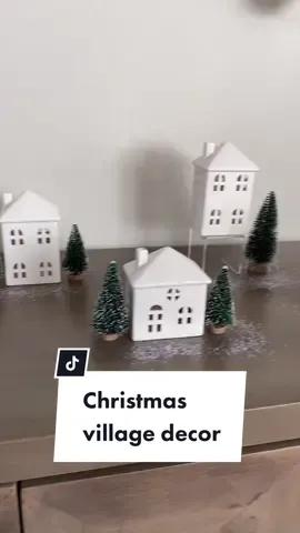 Christmas village decor #christmasmagic #christmascountdown #christmastiktok #fyp #UnwrapTheDeals #merryeverything #ASOSChaoticToCalm #christmasdecor