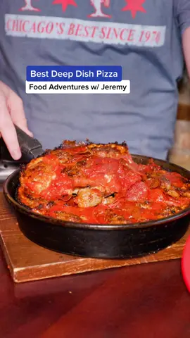 people have THOUGHTS on deep dish in Chicago. but I loved Pequods! #pizza #deepdish #chicago #tiktokfoodie