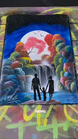 Responder a @camala2010 ✅DALE LIKE ❤️ si ya viste la PARTE 1, 2 y 3 😊 ✌️ comparte @ o copia el enlace me ayudas muchísimo gracias ❤️ #ArtistaTiktok #TalentoTiktok #gueybrel #spraypaint #arte #art #parati #fyp #pinturas #graffiti #color #paisajes #painting