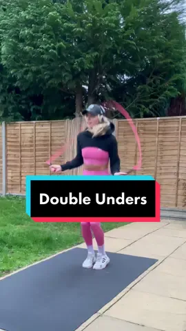 Doubles but make them fun ☺️ #jumprope #doubleunder #skipping