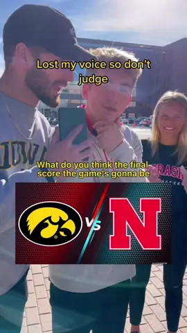 Halftime report w Ryan Price #streetinterview #iowahawkeyes #huskers #lincolnnebraska