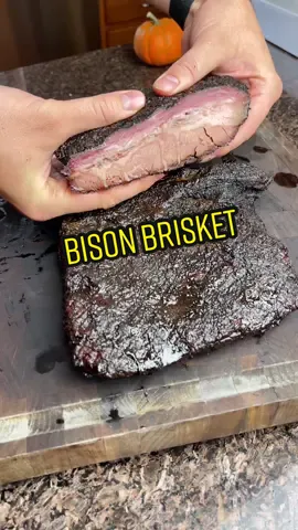 Bison / Buffalo Brisket 🦬 #bison #steaktiktok #LearnOnTikTok #bbq
