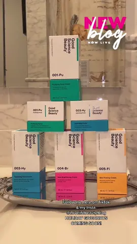 HOLIDAY GIFT IDEAS? Check out @Good Science Beauty ! More details on my insta @lovelifebeauty.blog or head straight to my BLOG. Link in bio! #skincare