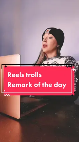 I love me some good feedback from the reels trolls. 😉 #unbotheredbyyourbullcaca #GiveWithAllYourHeart #fyp