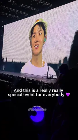 Hobi’s speach. Day 2. Part 3. 😭💜 #bts #fyp #rm #seokjin #suga #jhope #jimin #taehyung #jungkook #bangtan #kpop #fypシ #trend