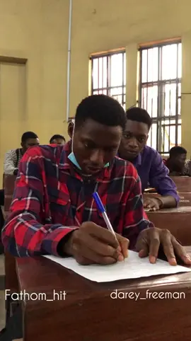 Exam mood😂😂😎 part 2 share to your classmates @darey_freeman