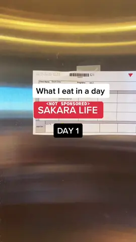 #sakaralife day 1! So convenient but so 🤑 #health #whatieatinaday #tiktokreviews