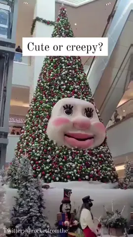 A mall in Nova Scotia is leaving people divided over their talking #Christmas tree: is it cute and festive? Or is it more unsettling? 🤔 #micmacmall
