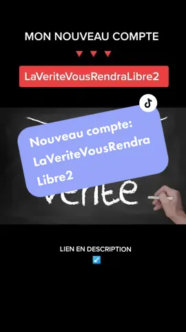 @laveritevousrendralibre2 #nouveaucompte