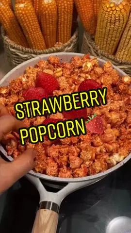 🍓 #popcorn #food #foryou #tiktokfood #fyp #strawberry