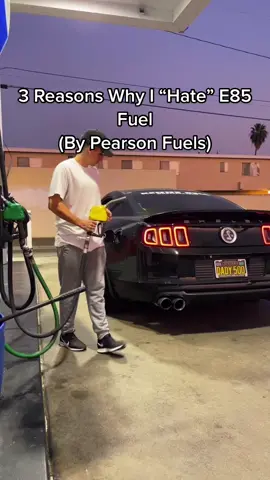The cons of E85 🏎💨 Smiles per gallon 😎 #e85 #fuel #gas #fyp #carsoftiktok #mustang