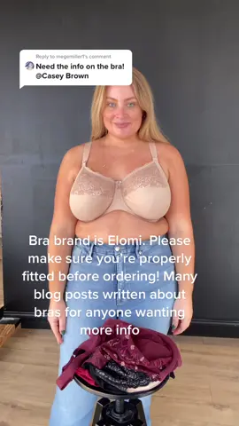 Reply to @megemiller1 a proper fitting bra is a good bra 👏🏼👏🏼