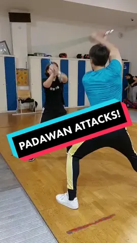 Our favourite training sequence! Let's go! #saberfighting #starwars #jedi
