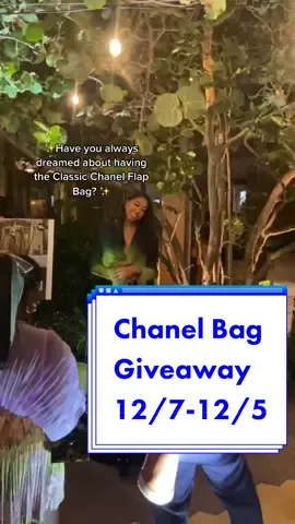 Literally so obsessed with this bag 😍 don’t miss out & enter now! @aokileesimmons #chanel #chanelgiveaway #SpotifyWrapped #SpotifyWrapped #shopshops