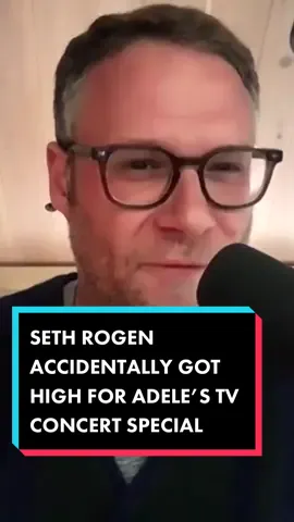 #SethRogen accidentally got high for Adele’s TV concert special. | #FallonTonight  #Adele