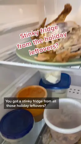 Bye, stinky holiday leftovers 👋👋👋 #CloroxHacks #CleanTok #Holidays #HolidayCleaning