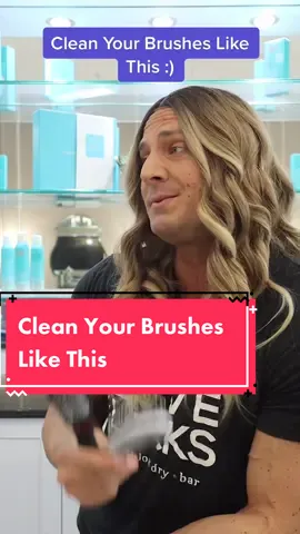 How often do you clean your brushes? 🤔 Don't lie! :) #hairtok #hairtutorial #viral #fyp
