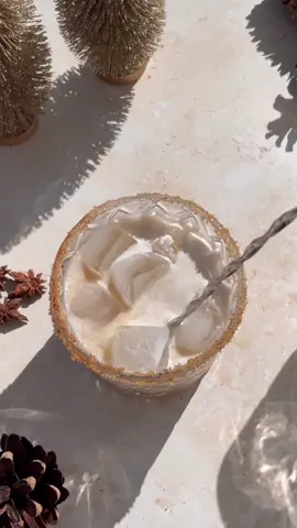 Day 2 of 25 Holiday Cocktails #whiterussian #rumchatadrink #holidaycocktails #drinkideas2021 #christmascocktails