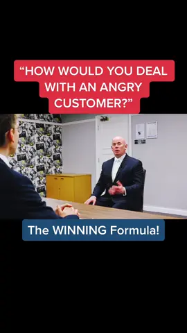 How would you deal with an angry customer? Job interview question and answer. #interviewtips #interviewquestions #CareerVidz #RichardMcMunn #career