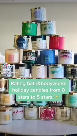 Rating @bathandbodyworks holiday candles🕯🎄 #bathandbodyworkscandles #MacysGiftTok #SpotifyWrapped #holidaycandles