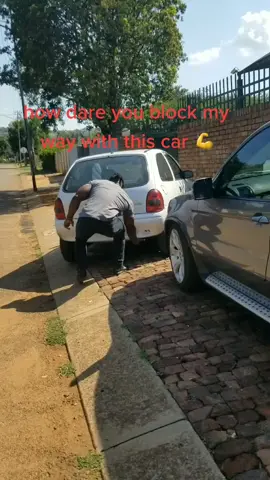 How dare you block my way with this car #makeitlookeasy  #tiktoksouthafrica🇿🇦  #tiktoknigeria🇳🇬  #tiktokworldwide #cardeadlift #noexcuses #strong