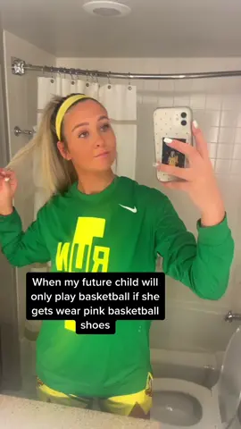 i could give a story time but long story short my mom really just bribed me with pink shoes for 13 years 😭 #wbb #oregon #ducks #basketball #pink