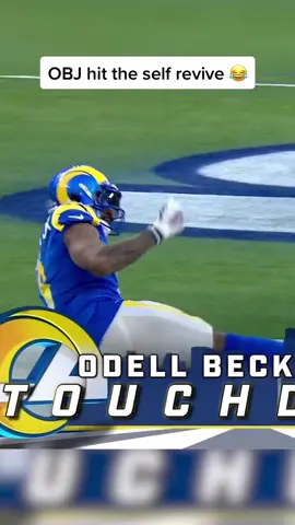 Odell with the elite celebration 😂 (via @nfl) #obj #rams #losangeles #football #cod #fortnite #warzone