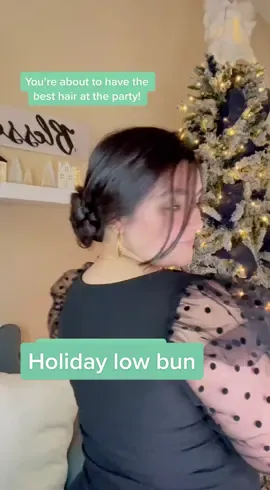 Girl, rock that hair! #cutehairvideos #elegantbunhair #eleganthairstyle #holidayhair