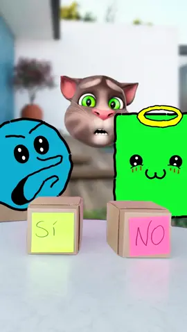 RETO _SÍ O NO_ pero ERES TALKING TOM 🐱🤣 #talkingtom #gatos #gato #cat #humor #cuadraditoycirculito #cordoba #argentina