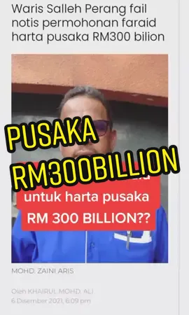 Ini orang kata harta 7 keturunan tak habis. Ada ke waris Datuk Salleh Perang kat sini? #300billion #datukbentaraluar #hartapusaka