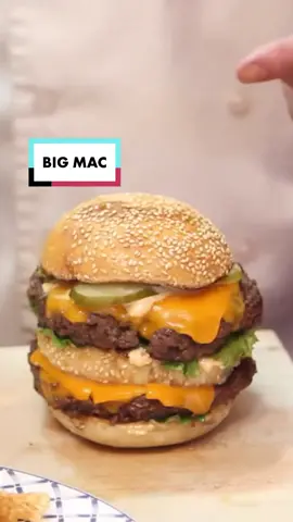 Le McMichel est prêt ! 👨‍🍳🍔#bigmac #burger #faitmaison #mcdo #fastfood
