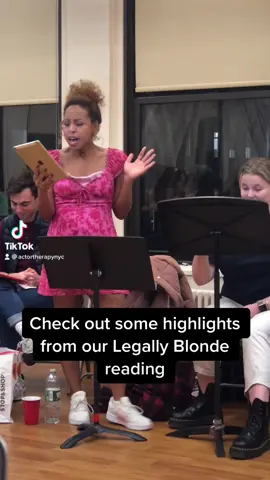 Our Legally Blonde reading was an absolute blast y’all! Thanks to all these amazing humans that participated! ❤️ #AT #ActorTherapy #MusicalTheatreTikTok #theatre #musical