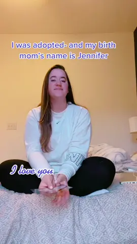 Jennifer, I love you. #adoption #birthmom #birthmother #adopted #adoptionjourney #ShareTheMagic #PawlidayPics