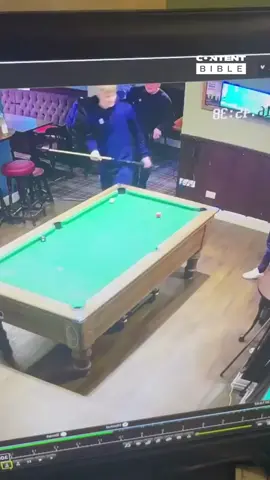What a shot😲👏 • To use this video, please contact licensing@ladbiblegroup.com #content #foryou #fyp #trickshots #cctvfootage #pooltime