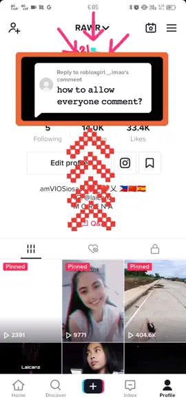 Reply to @robloxgirl._.imao This is how to allow everyone in the comment 😊 #tiktokhowto #howtotiktok #tiktoktutorial #