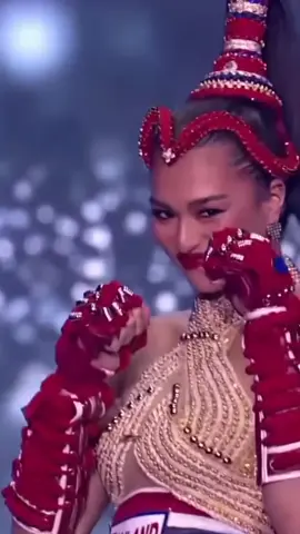 เอ็นดูท่าต่อยยัยพริก😂🌶️#anchileescottkemmis #fyp  #missuniverse2021#misscrown