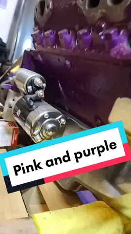 Pink on the purple heart #chevy #aluminumpolishing #metalpolishing  #fresh #dfti #purple #handpolish#DisneyPlusVoices