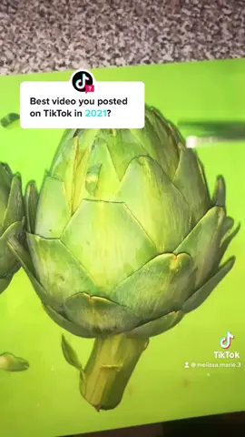 Answer @TikTok I’ve learned a lot since then. Excited to continue growing as a #homecook #artichoke