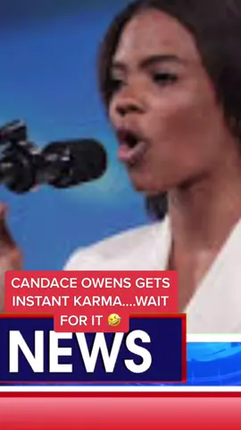 Candace Owens gets instant Karma … Wait for it 🤣🤣🤣 #blacklivesmatter #fyp #History