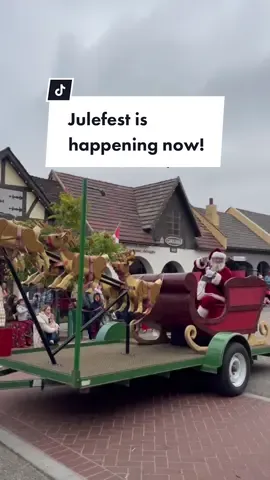 Our annual holiday event, Julefest, is happening now through January 1st in #solvang! #solvangcalifornia #solvangusa #danishtown #visitcalifornia #syv