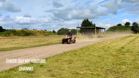 Epic Quad Biking experience! Adventure Sports, Warwick. Subscribe to see!  #quadbike #onlyonecaptain #adventure #sports #drivingfast #whip #speed