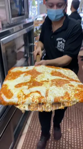 Easily one of our favorites in NYC! @Krispy Pizza in Brooklyn. VODKA SQUARE PIZZA. 🍕 #fyp #foryou #foodtiktok #pizza #nyc #nycpizza #foodies #couple