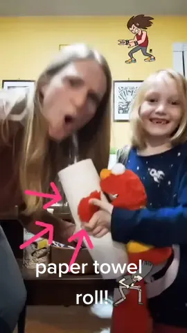 Elmo goes hard y'all! #elmo #papertowelroll #oatmealcontainer #woodenbowl #plasticwaterbottle #sesamestreet #muppets