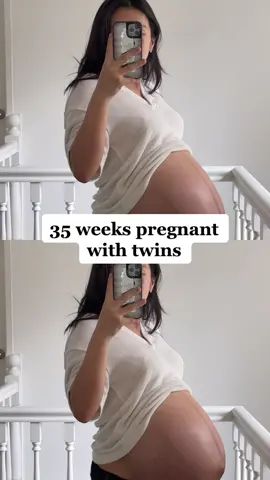 only a week left! #pregnantwithtwins #moditwins #mcdatwins #identicaltwins #puppsrash #puppprash #bumpdate #twinpregnancy #mamatobe #thebump #pregnant