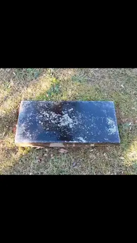Thought this one would clean up quickly, but I had to scrub the heck out of it!  #gravestone #asmr #fyp #clean #veteran #ladytaphos